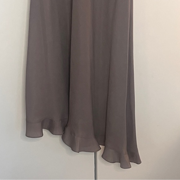 Elegant Taupe Sleeveless Dress Isabel Ardee Size 8 - Picture 6 of 6